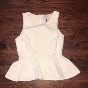 Anthropologie white top